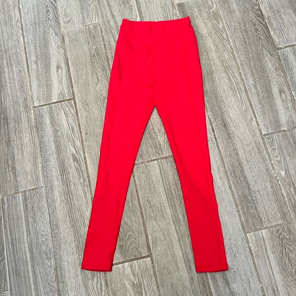 Stoic red leggings